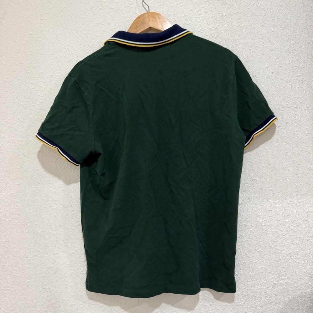 Polo Ralph Lauren Polo Custom Slim Fit Dark Green Polo Button Up Mens Size Large - Picture 3 of 8